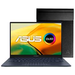 Notebook ASUS Zenbook 14 UX3405MA-PZ230W Intel Core Ultra 7 155H Tela Touch OLED WQ+ 14.0" / 16GB de RAM / 512GB SSD - Ponter Azul (Inglês)