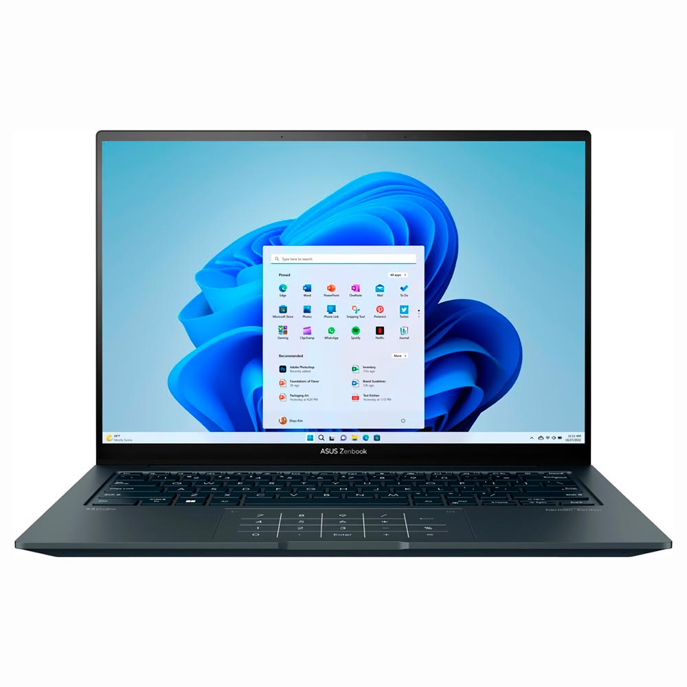 Notebook ASUS Zenbook 14X OLED Q410VA-EVO.I5512 Intel Core i5 13500H Tela Touch OLED WQ+ 14.5" / 8GB de RAM / 512GB SSD - Inkwell Cinza (Inglês)