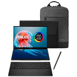 Notebook ASUS Zenbook Duo 14 UX8406MA-PZ026W Intel Core Ultra 9 185H Tela Touch OLED WQ+ 14.0" / 32GB de RAM / 1TB SSD - Inkwell (Inglês)