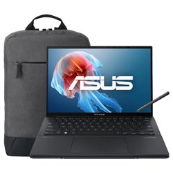 Notebook ASUS Zenbook Duo Touchscreen UX8406 UX8406MA-DS76T Intel Core Ultra 7 155H Tela Touch OLED WUXGA 14.0" / 16GB de RAM / 1TB SSD - Inkwell Cinza (Inglês)