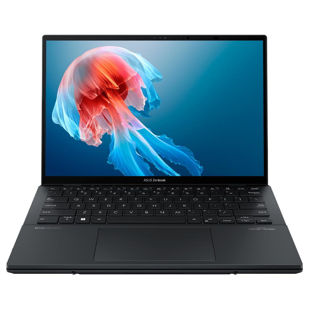 Notebook ASUS Zenbook Duo Touchscreen UX8406 UX8406MA-DS76T Intel Core Ultra 7 155H Tela Touch OLED WUXGA 14.0" / 16GB de RAM / 1TB SSD - Inkwell Cinza (Inglês)