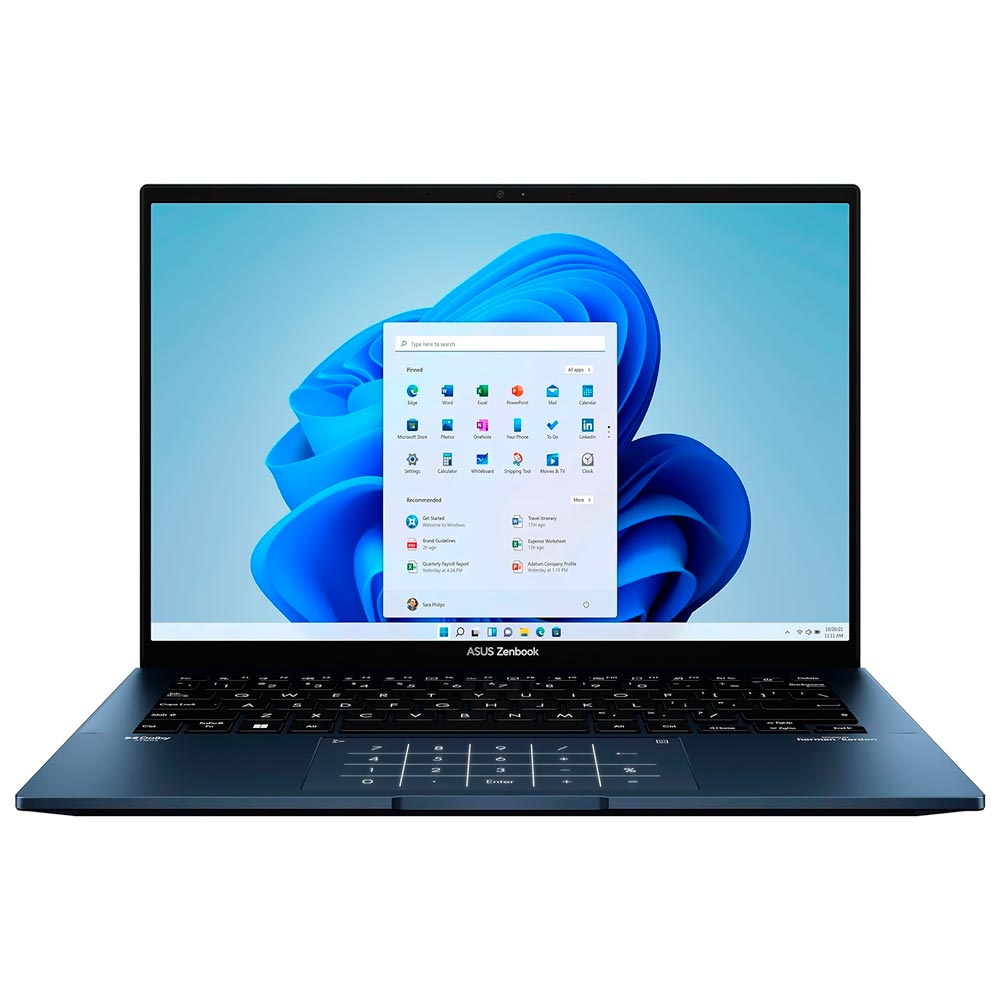 Notebook ASUS Zenbook UX3402ZA-KP374W Intel Core i5 1240P Tela WQXGA 14.0" / 16GB de RAM / 512GB SSD - Ponder Azul (Espanhol)
