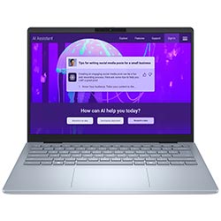 Notebook Dell 14 Plus LDB14250-7711BLU-PUS Intel Core Ultra 7 258V Tela 2.5K 14" / 32GB de RAM / 1TB SSD / Win11Home - Ice Azul (Inglês)