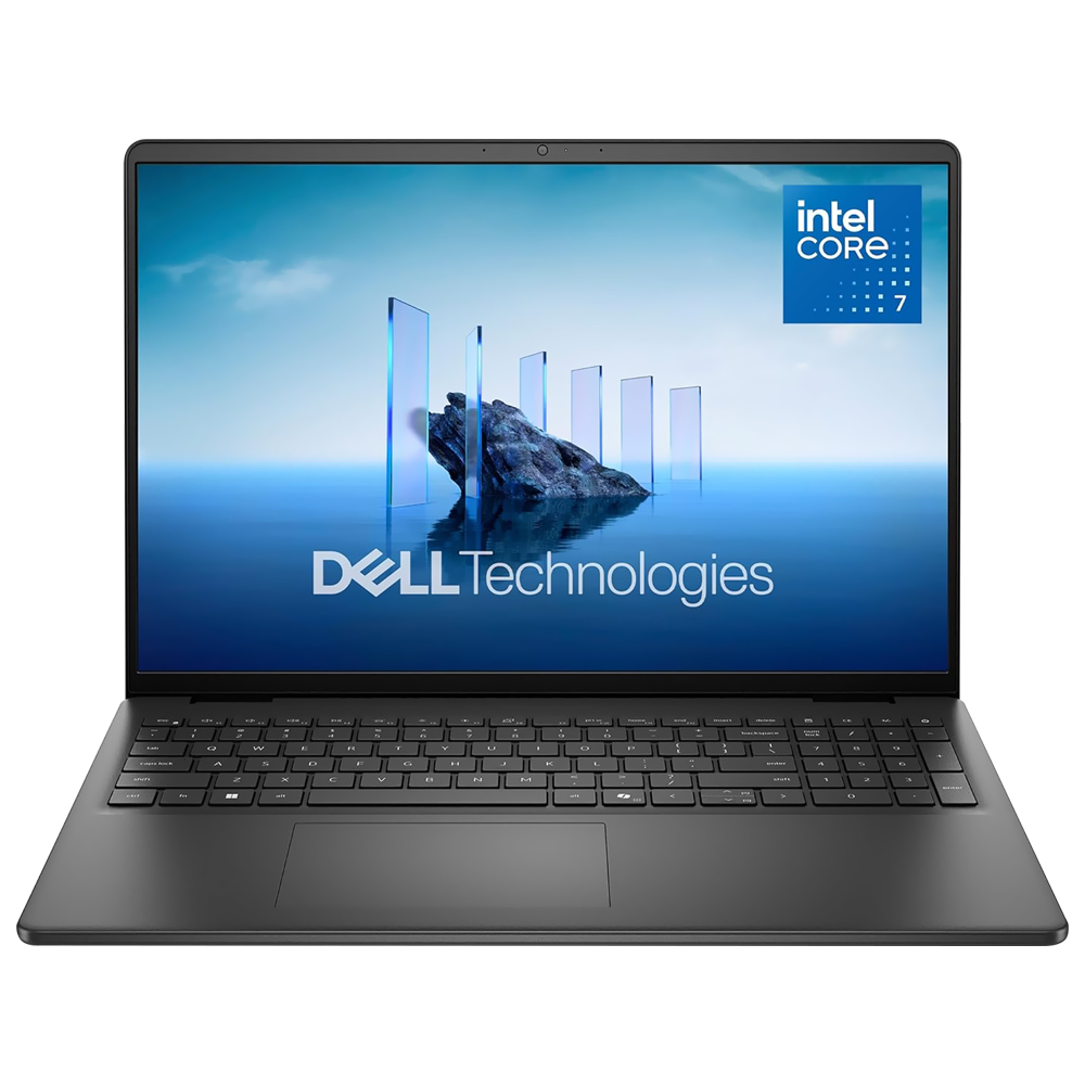 Notebook Dell 16 LDC16250-7278BLK-PUS Intel Core 7 150U Tela Touch Full HD+ 16" / 16GB de RAM / 1TB SSD / Win11Home - Carbon Preto (MRYT3) (Inglês)