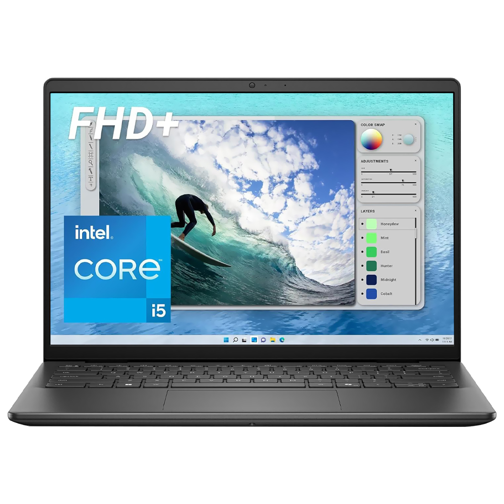 Notebook Dell Inspiron 14 I5440-5463BLK-PUS Intel Core i5 1334U Tela FHD+ 14" / 8GB de RAM / 512GB SSD - Carbon Preto (Inglês)