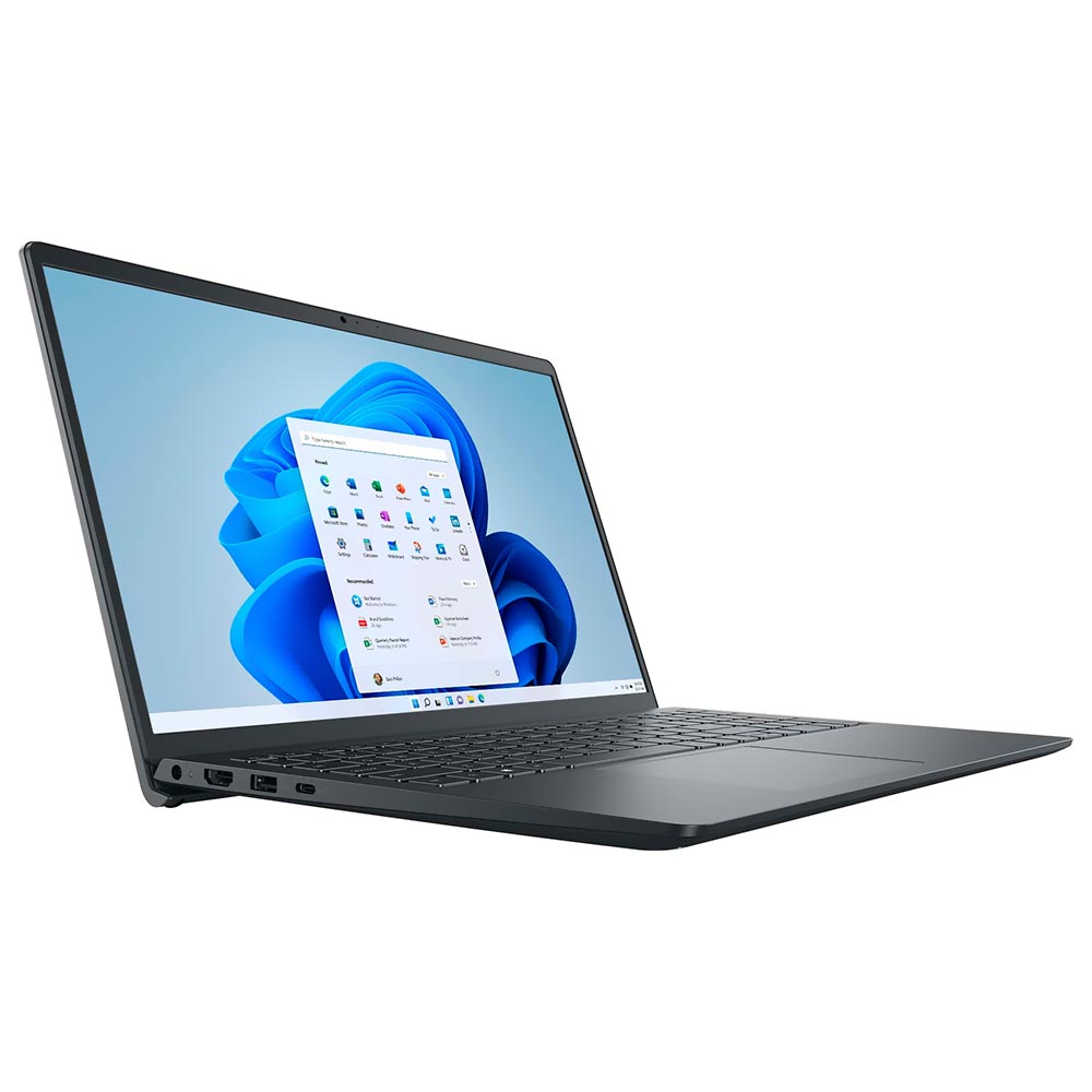 Notebook Dell Inspiron 15 3000-3535 AMD Ryzen 5 7520U Tela Full HD 15.6" / 8GB de RAM / 512GB SSD - Carbon Preto (Inglês)