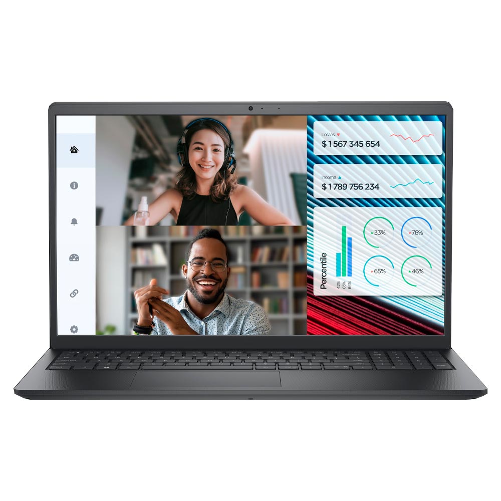 Notebook Dell Inspiron 15 I3520-5124BLK-PUS Intel Core i5 1235U Tela Touch Full HD 15.6" / 8GB de RAM / 512GB SSD - Preto (Inglês)