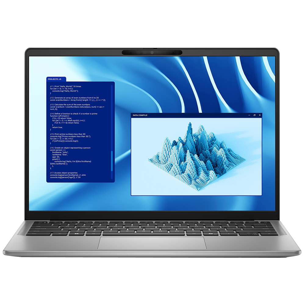 Notebook Dell Latitude 7455 Snapdragon X Elite Tela QHD+ 14.0" / 16GB de RAM / 512GB SSD - Cinza (Inglês)