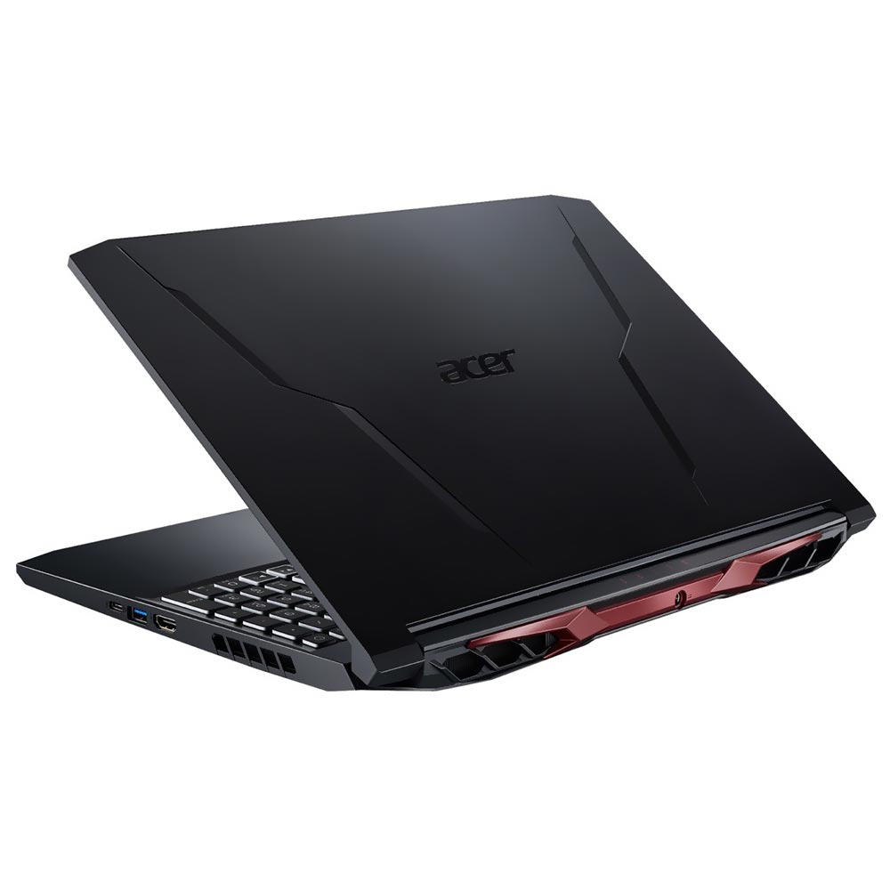 Notebook Gamer Acer Nitro 5 AN515-45-R1JF AMD Ryzen 7 5800H Tela Full HD 15.6" / 16GB de RAM / 256GB SSD / GeForce GTX1650 4GB - Shale Preto (Inglês)