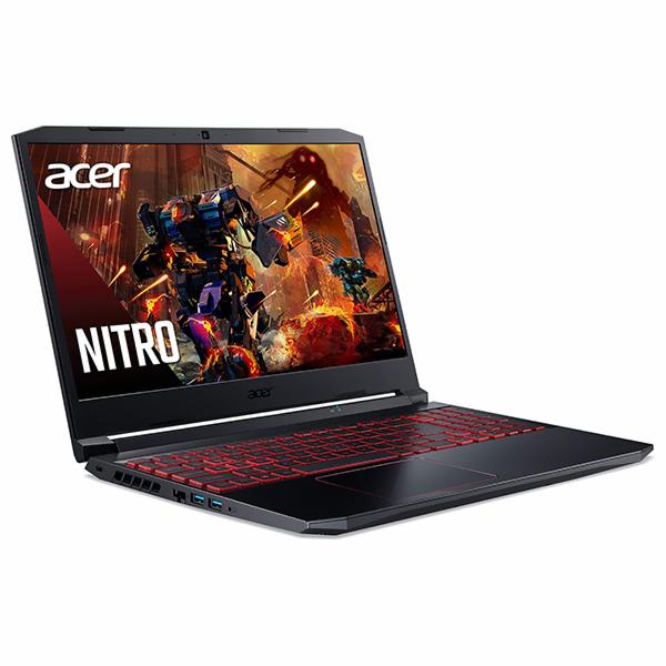 Notebook Gamer Acer Nitro 5 AN515-55-53E5 Intel Core i5 10300H de 2.5GHz Tela Full HD 15.6" / 8GB de RAM / 256GB SSD / GeForce RTX 3050 4GB - Preto 
