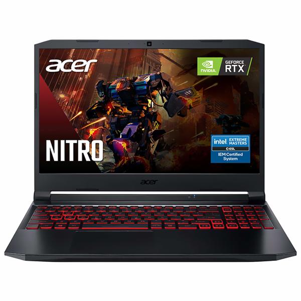 Notebook Gamer Acer Nitro 5 AN515-57-74TT Intel Core i7 11800H Tela Full HD 15.6" / 16GB de RAM / 512GB SSD / GeForce RTX3050TI 4GB - Preto (Inglês)