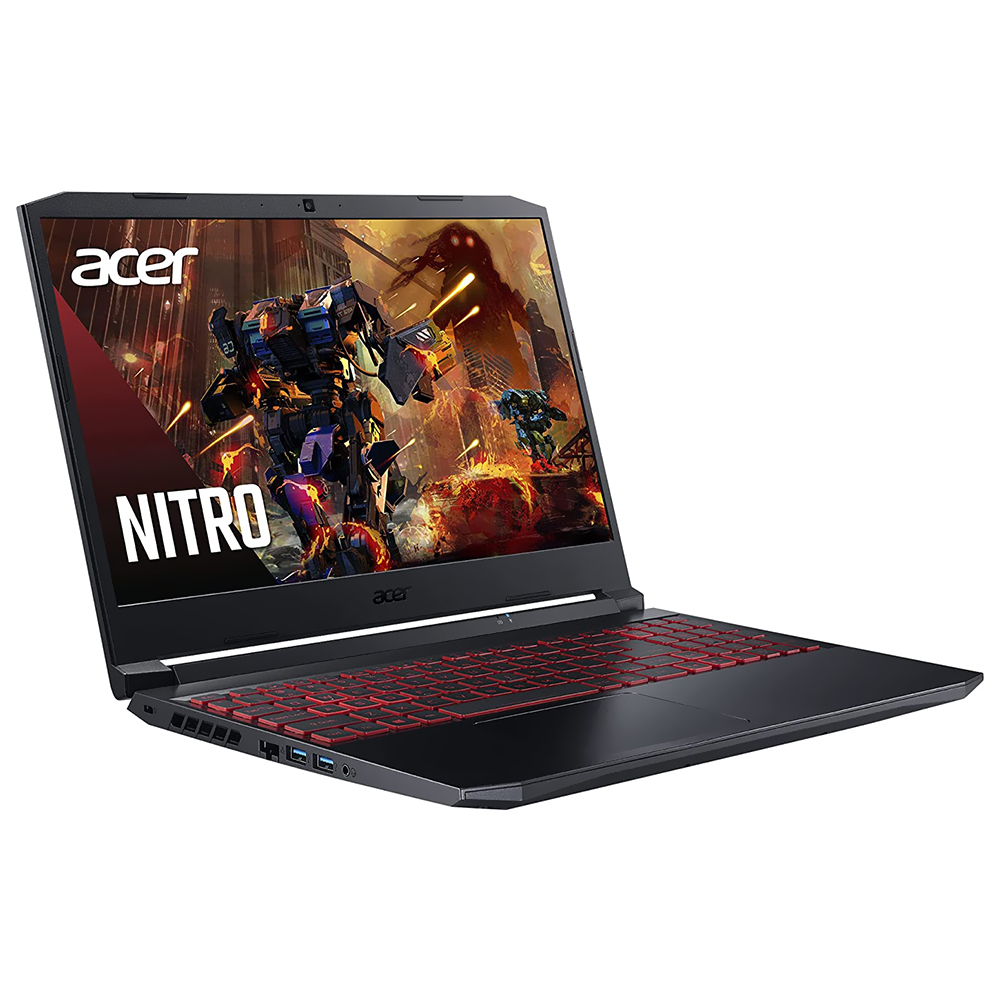 Notebook Gamer Acer Nitro 5 AN515-57-79TD Intel Core i7 11800H Tela Full HD 15.6" / 8GB de RAM / 512GB SSD / GeForce RTX3050Ti 4GB - Shale Preto (Inglês)