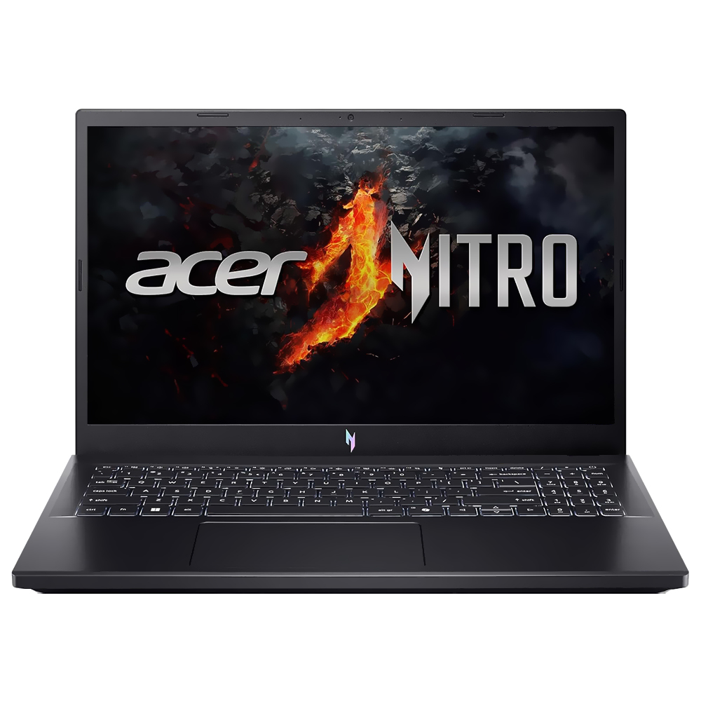 Notebook Gamer Acer Nitro V 15 ANV15-41-R5N6 AMD Ryzen 5 7535HS Tela Full HD 15.6" / 8GB de RAM / 512GB SSD / GeForce RTX4050 6GB - Obsidian Preto (Inglês)