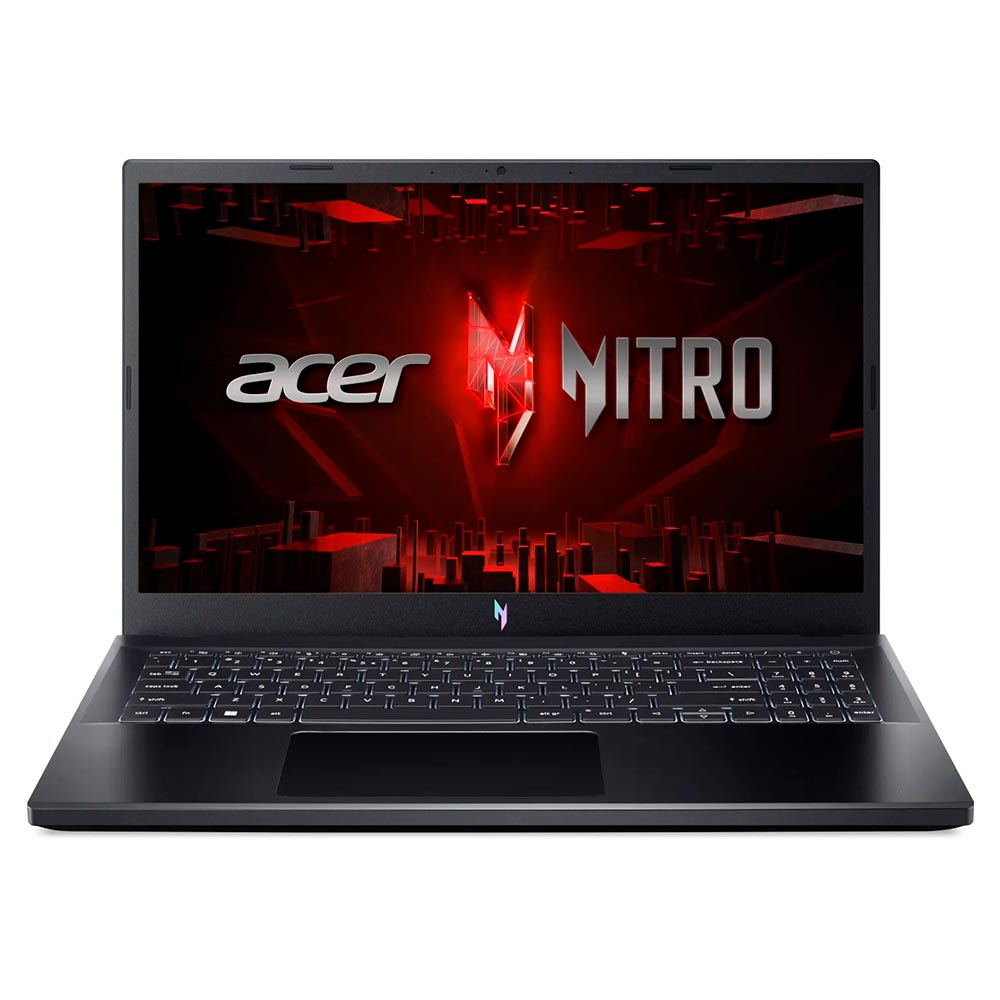 Notebook Gamer Acer Nitro V 15 ANV15-51-53CS Intel Core i5 13420H Tela Full HD 15.6" / 16GB de RAM / 512GB SSD / GeForce RTX4050 6GB - Obsidian Preto (Inglês)