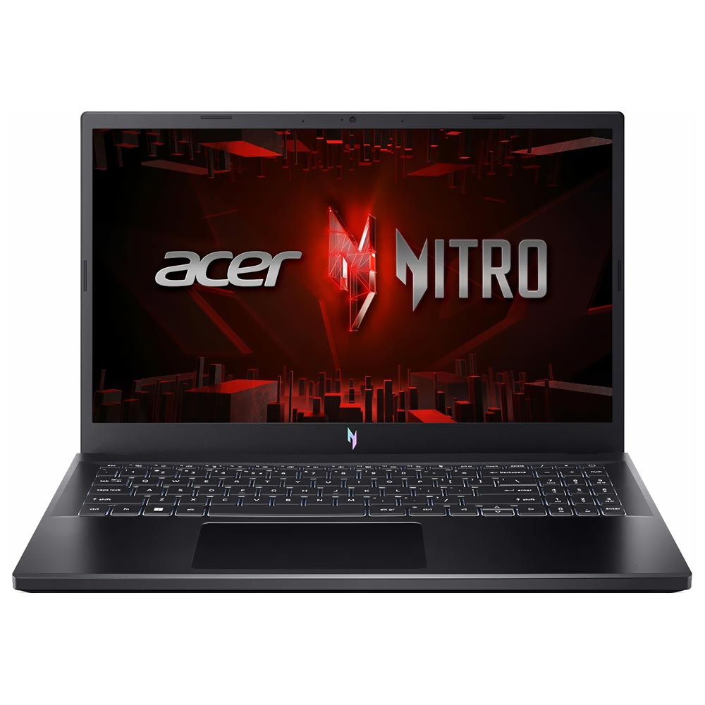 Notebook Gamer Acer Nitro V 15 ANV15-51-98N0 Intel Core i9 13900H Tela Full HD 15.6" / 16GB de RAM / 512GB SSD / GeForce RTX4060 8GB - Obsidian Preto (Ingles)