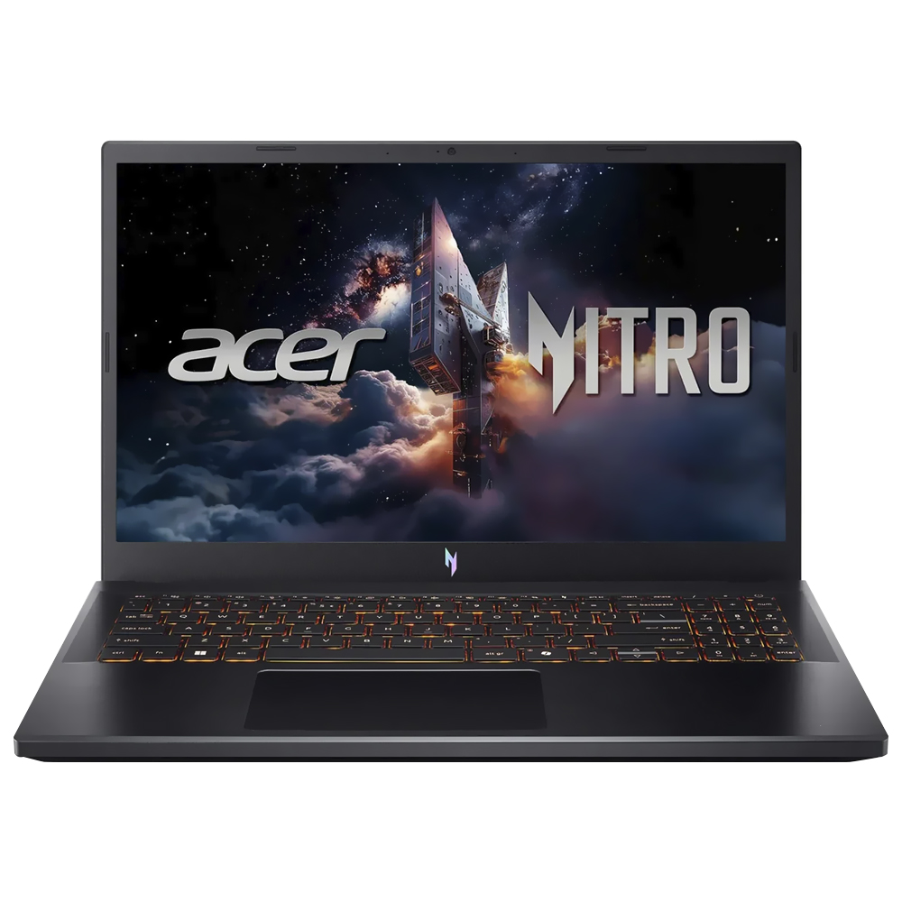 Notebook Gamer Acer Nitro V 15 ANV15-52-778V Intel Core i7 13620H Tela Full HD 15.6" / 16GB de RAM / 512GB SSD / Win11Home / GeForce RTX5050 6GB - Obsidian Preto (Inglês)
