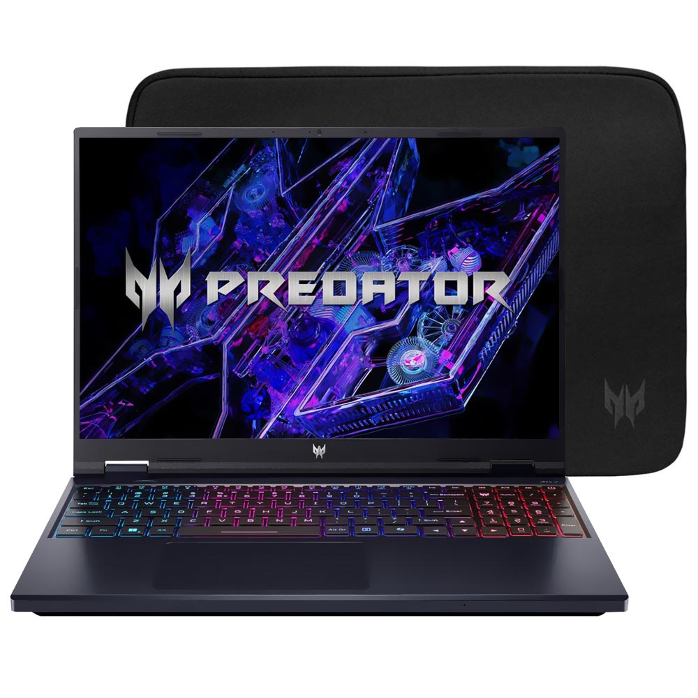 Notebook Gamer Acer Predator Helios Neo 16 PHN16-72-91P6 Intel Core i9 14900HX Tela WQXGA 16" / 16GB de RAM / 1TB SSD / GeForce RTX4070 8GB - Abyssal Preto (Ingles)