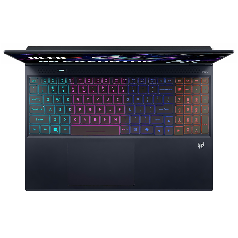 Notebook Gamer Acer Predator Helios Neo 16S AI PHN16S-71-98RF Intel Core Ultra 9 275HX Tela OLED 16" / 32GB de RAM / 1TB SSD / GeForce RTX5070TI 12GB - Obsidian Preto (Inglês)