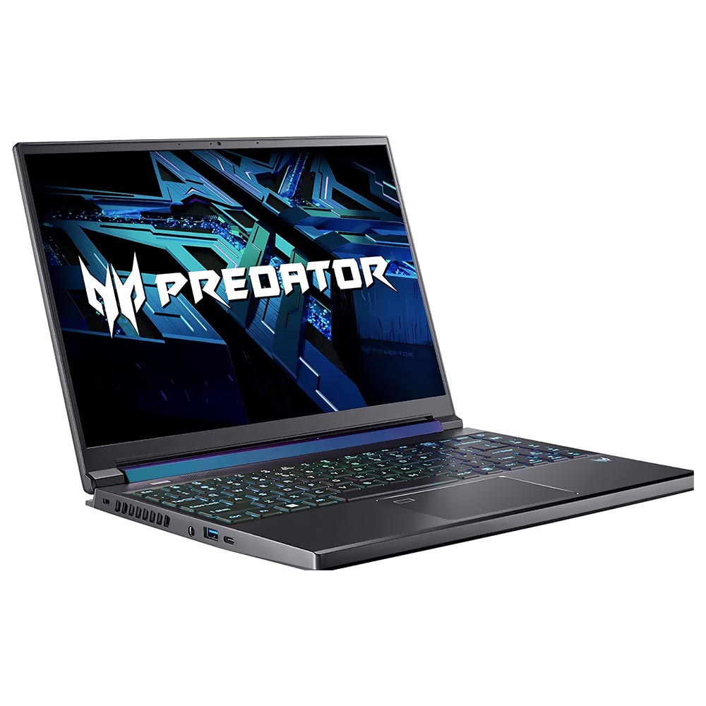 Notebook Gamer Acer Predator Triton 300 SE PT314-52S-747P Intel Core i7 12700H Tela WUXGA 14" / 16GB de RAM / 512GB SSD / GeForce RTX3060 6GB - Steel Titanium (Inglês)