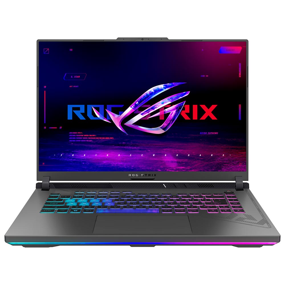 Notebook Gamer ASUS ROG Strix G G614JI-AS94 Intel Core i9 13680HX Tela WUXGA 16" / 16GB de RAM / 1TB SSD / GeForce RTX4070 8GB - Cinza (Inglês)