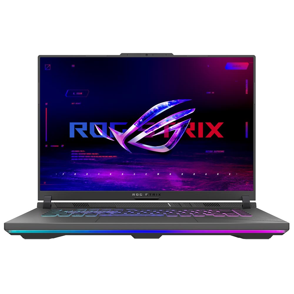 Notebook Gamer ASUS ROG Strix G16 G614JV-AS94 Intel Core i9 13980HX Tela WUXGA 16.0" / 16GB de RAM / 1TB SSD / GeForce RTX4060 8GB - Cinza (Inglês)