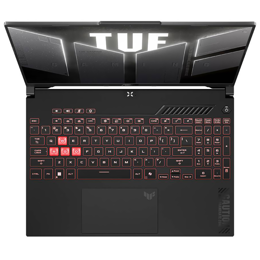 Notebook Gamer ASUS TUF A16 FA607NUG-WH73 AMD Ryzen 7 7445HS Tela WUXGA 16.0" / 16GB de RAM / 512GB SSD / Win11Home / GeForce RTX4050 6GB - Mecha Cinza (Inglês)