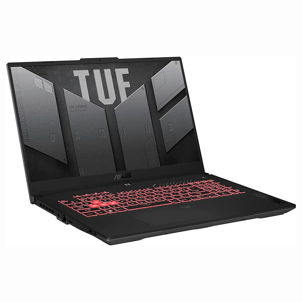 Notebook Gamer ASUS TUF A17 FA707XU-EH94 AMD Ryzen 9 7940HS Tela Full HD 17.3" / 16GB de RAM / 1TB SSD / GeForce RTX4050 6GB - Mecha Cinza (Inglês)