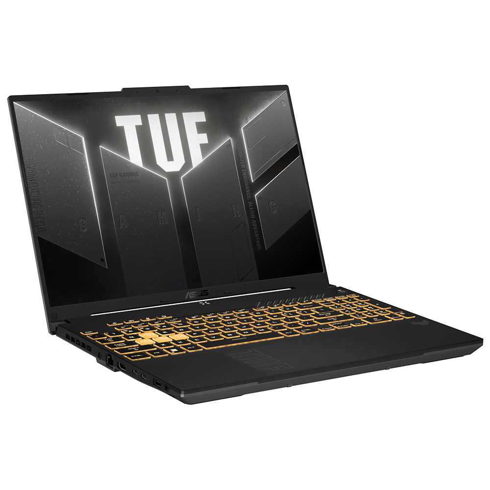 Notebook Gamer ASUS TUF F16 FX607JV-ES73 Intel Core i7 13650HX Tela WUXGA 16" / 16GB de RAM / 512GB SSD / GeForce RTX4060 8GB - Mecha Cinza (Inglês)