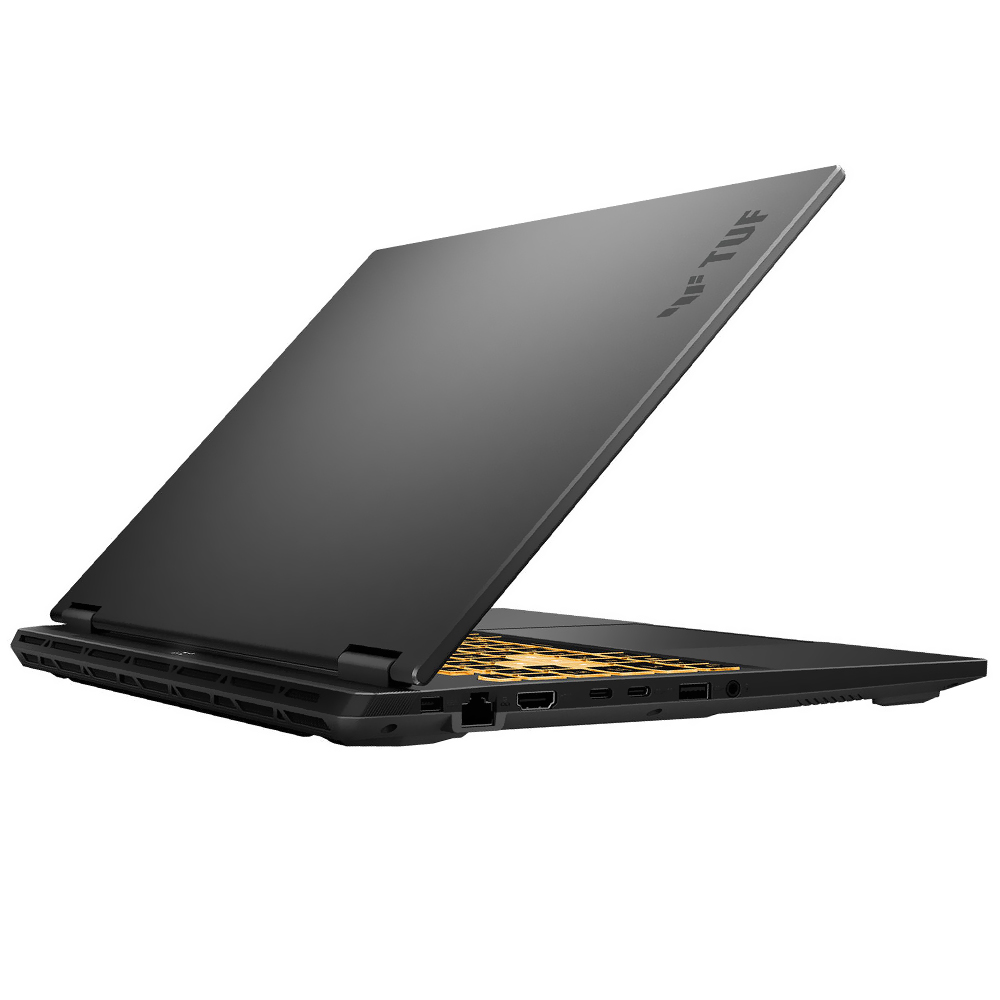 Notebook Gamer ASUS TUF F16 FX608JMR-RV010W Intel Core i7 14650HX Tela WUXGA 16.0" / 16GB de RAM / 1TB SSD / Win11Home / GeForce RTX5060 8GB - Jaeger Cinza (Inglês)