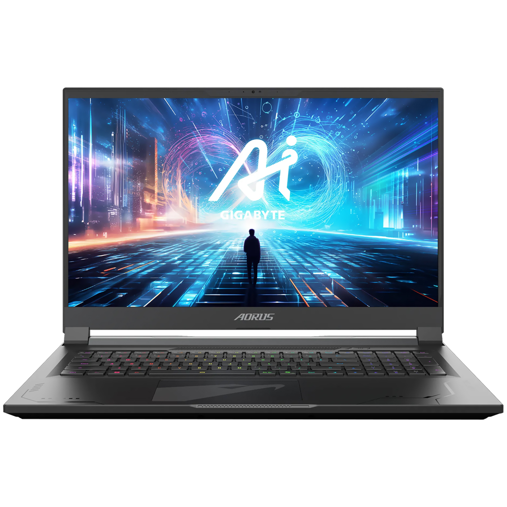 Notebook Gamer Gigabyte AORUS 17X AXF-B4BR694SP Intel Core i9 13900HX Tela QHD 17.3" / 16GB de RAM / 1TB SSD / Win11Pro / GeForce RTX4080 12GB - Preto (Português)