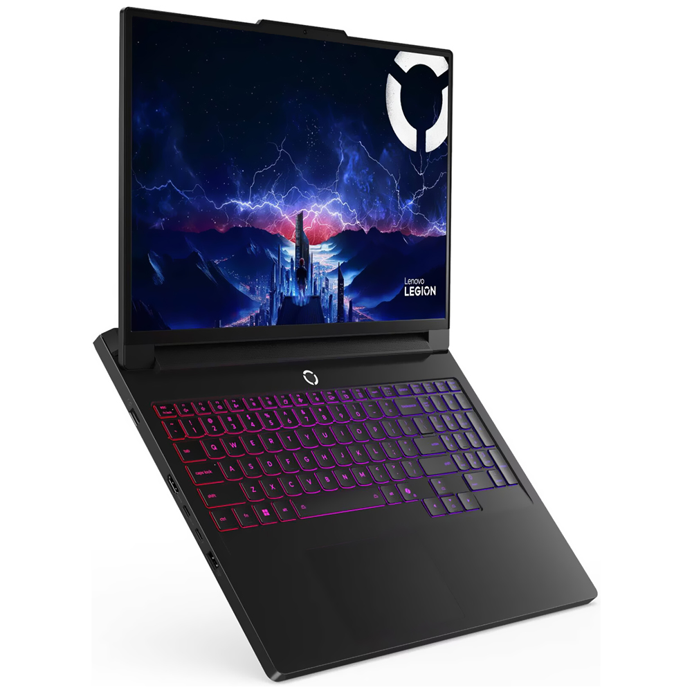 Notebook Gamer Lenovo Legion Pro 7 16IAX10H Intel Core Ultra 9 275HX Tela OLED WQXGA 16.0" / 64GB de RAM / 1TB SSD / Win11Home / GeForce RTX5080 16GB - Eclipse Preto (Inglês)
