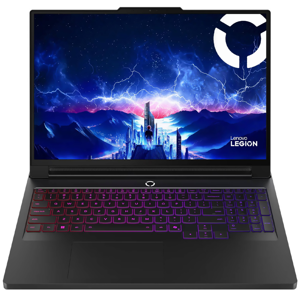 Notebook Gamer Lenovo Legion Pro 7 16IAX10H Intel Core Ultra 9 275HX Tela OLED WQXGA 16.0" / 64GB de RAM / 1TB SSD / Win11Home / GeForce RTX5080 16GB - Eclipse Preto (Inglês)