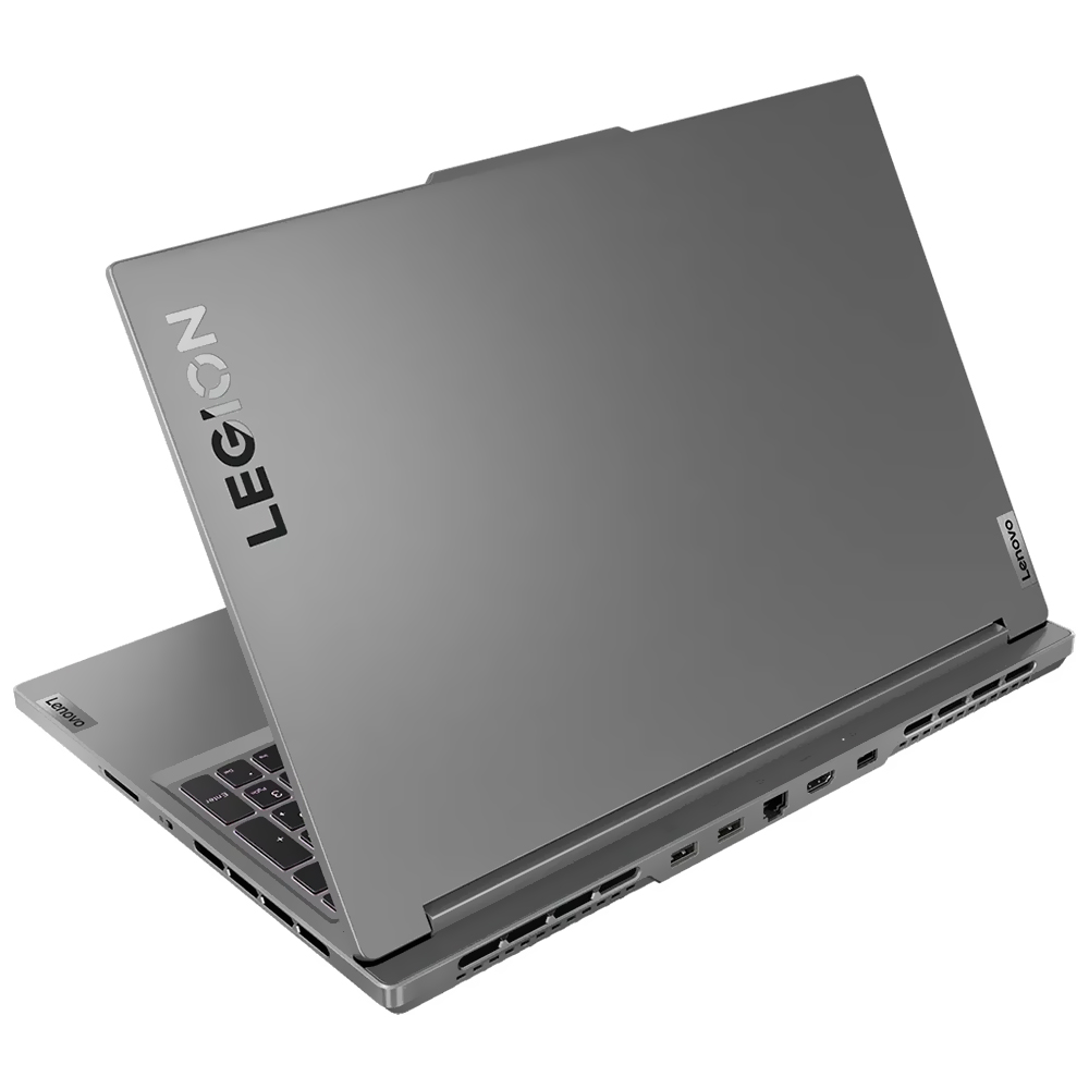 Notebook Gamer Lenovo Legion Slim 5 16AHP9 AMD Ryzen 7 8845HS Tela WQXGA 16.6" / 16GB de RAM / 512GB SSD / GeForce RTX4060 8GB - Luna Cinza (83DH005QUS) (Inglês)