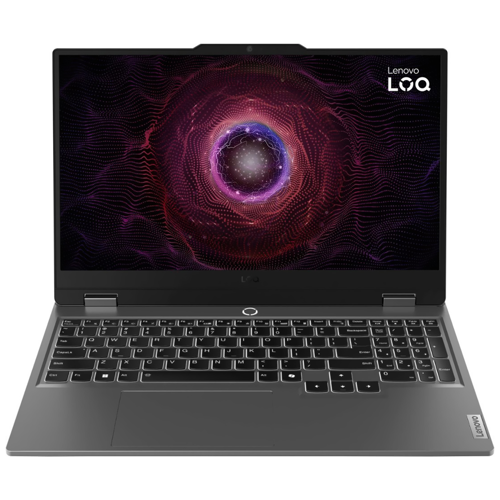 Notebook Gamer Lenovo LOQ 15ARP9 AMD Ryzen 7 7435HS Tela Full HD 15.6" / 16GB de RAM / 512GB SSD / GeForce RTX4050 6GB - Luna Cinza (83JC007KUS) (Inglês)