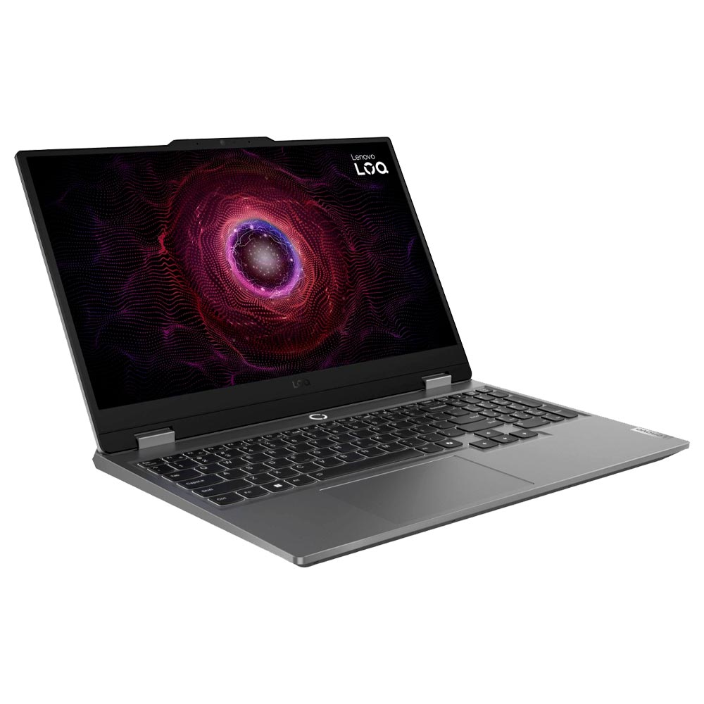 Notebook Gamer Lenovo LOQ 15ARP9 AMD Ryzen 7 7435HS Tela Full HD 15.6" / 16GB de RAM / 512GB SSD / GeForce RTX4060 8GB - Luna Cinza (83JC0000US) (Inglês)