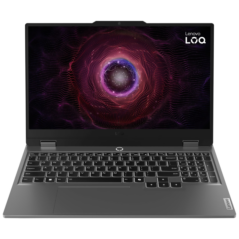 Notebook Gamer Lenovo LOQ 15ARP9 Ryzen 5 7235HS Tela Full HD 15.6" / 12GB de RAM / 512GB SSD / GeForce RTX3050 6GB - Luna Cinza (83JC0001US) (Ingles)