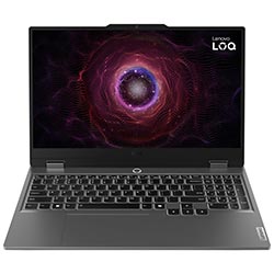 Notebook Gamer Lenovo LOQ 15IRX10 Intel Core i5 13450HX Tela Full HD 15.6" / 16GB de RAM / 512GB SSD / Win11Home / GeForce RTX5050 8GB - Luna Cinza (Inglês)  83JE002KUS