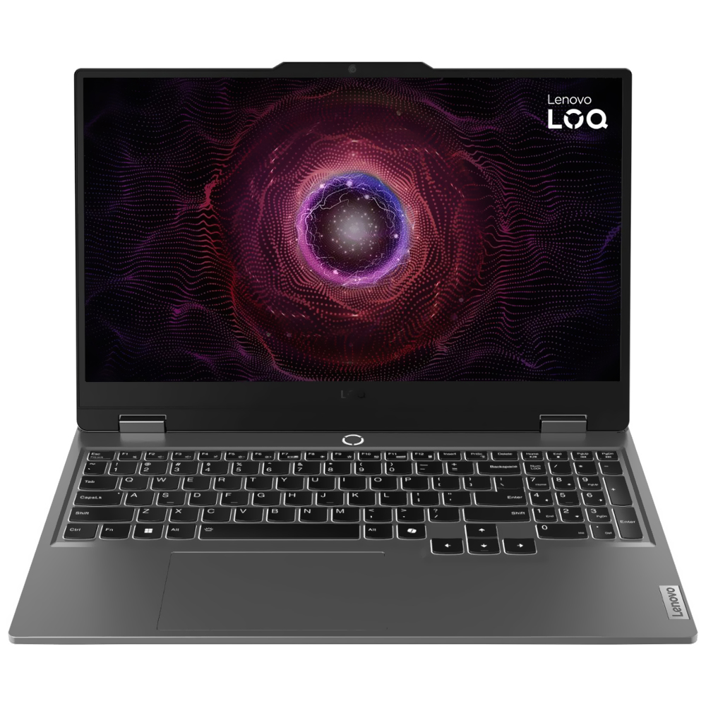 Notebook Gamer Lenovo LOQ 15IRX10 Intel Core i5 13450HX Tela Full HD 15.6" / 16GB de RAM / 512GB SSD / Win11Home / GeForce RTX5050 8GB - Luna Cinza (Inglês)  83JE002KUS