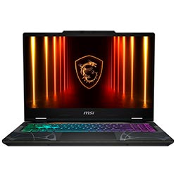 Notebook Gamer MSI Cyborg 15 B2RWFKG-071US Intel Core 7 240H Tela Full HD 15.6" / 16GB de RAM / 512GB SSD / Win11Home / GeForce RTX5060 8GB - Translucent Preto (Inglês)