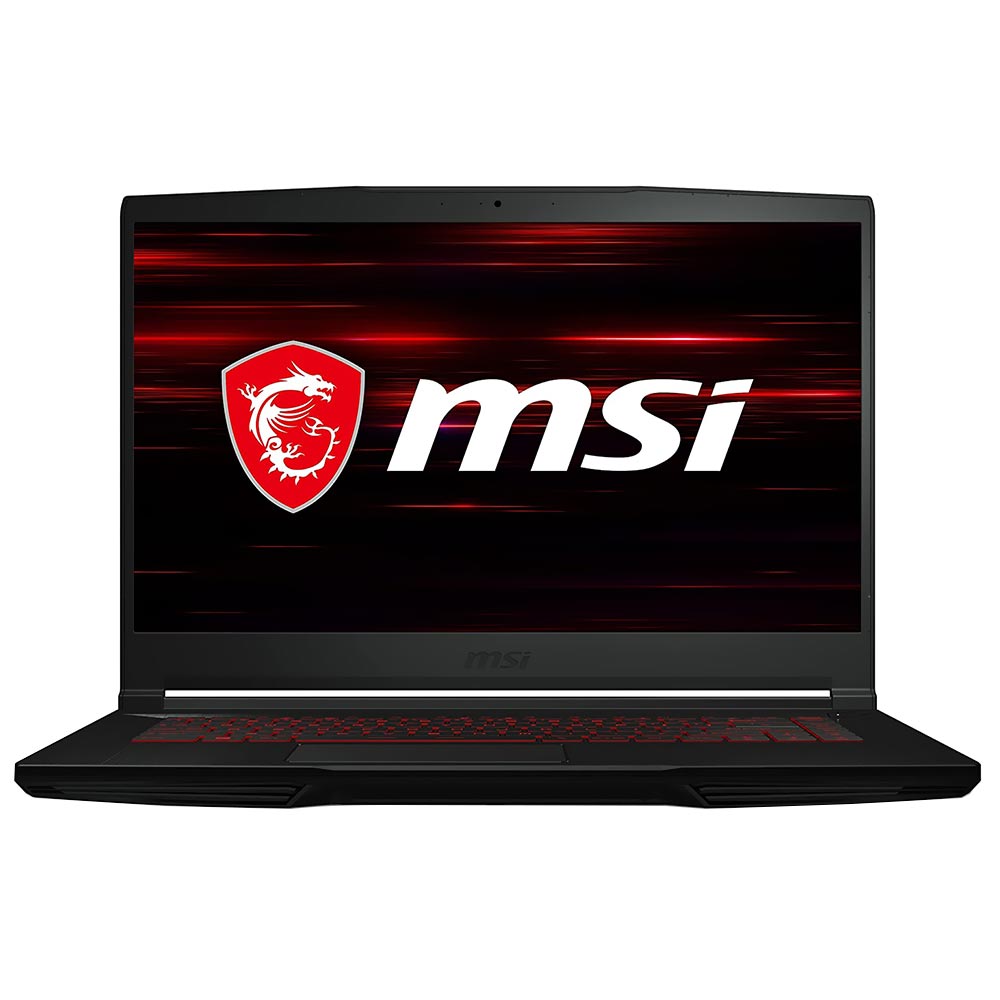 Notebook Gamer MSI GF63 Thin 11SC-693US Intel Core i5 11400H Tela Full HD 15.6" / 8GB de RAM / 256GB SSD / GeForce GTX1650 4GB - Preto (Inglês)