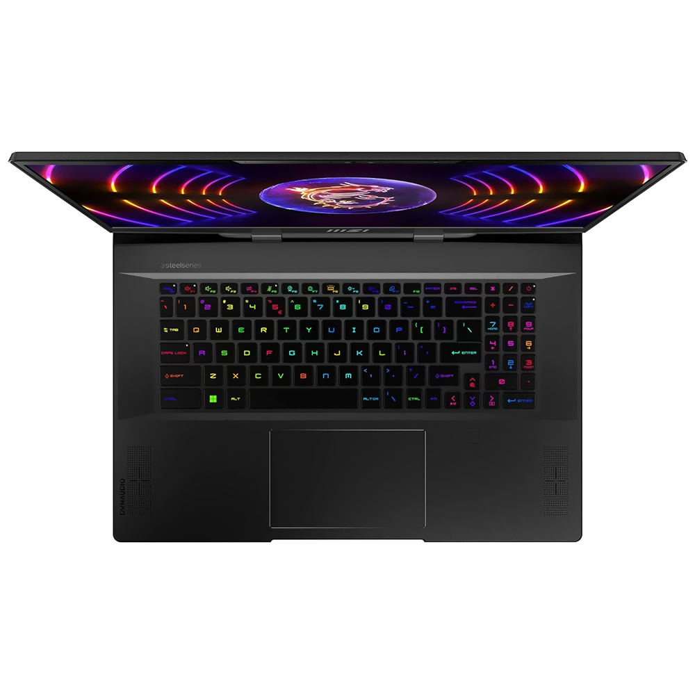 Notebook Gamer MSI Stealth 17 Studio A13VI-012US Intel Core i9 13900H Tela QHD 17.3" / 64GB de RAM / 2TB SSD / GeForce RTX4090 16GB - Preto (Inglês)