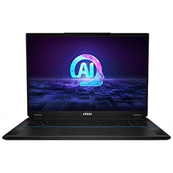 Notebook Gamer MSI Stealth 18 AI Studio A1VHG-008US Intel Core Ultra 9 185H Tela UHD+ 18" / 32GB de RAM / 1TB SSD / GeForce RTX4080 12GB - Midnight Preto (Inglês)