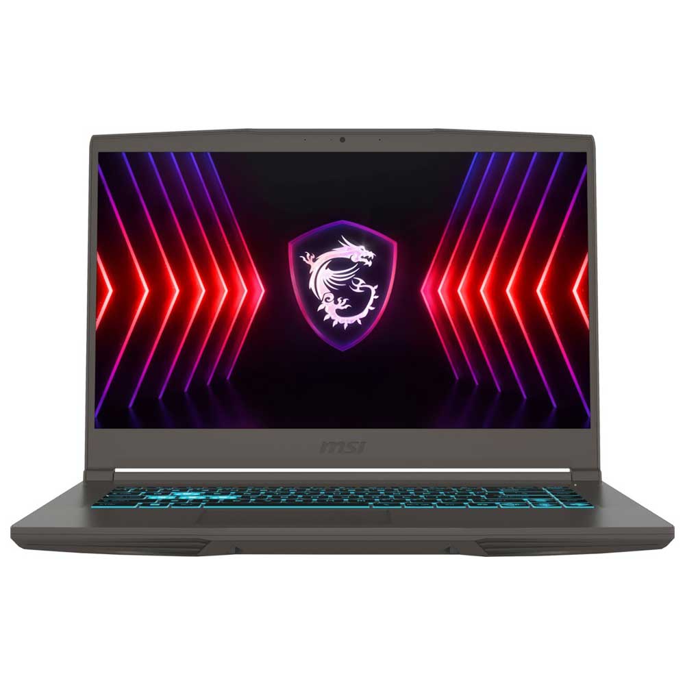 Notebook Gamer MSI THIN 15 B12UDX-2224US Intel Core i5 12450H Tela Full HD 15.6" / 8GB de RAM / 512GB SSD / GeForce RTX3050 6GB - Cosmos Cinza (Inglês)