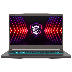 Notebook Gamer MSI THIN 15 B12VE-2023US Intel Core i7 12650H Tela Full HD 15.6" / 16GB de RAM / 512GB SSD / GeForce RTX4050 6GB - Cosmos Cinza (Inglês)