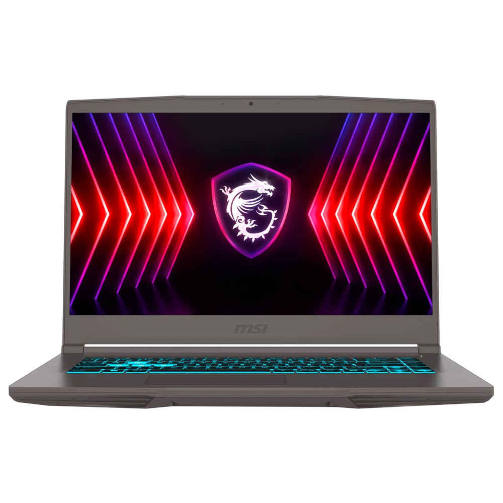 Notebook Gamer MSI THIN 15 B13UC-1000US Intel Core i5 13420H Tela Full HD 15.6" / 16GB de RAM / 512GB SSD / GeForce RTX3050 4GB - Cosmos Cinza (Inglês)