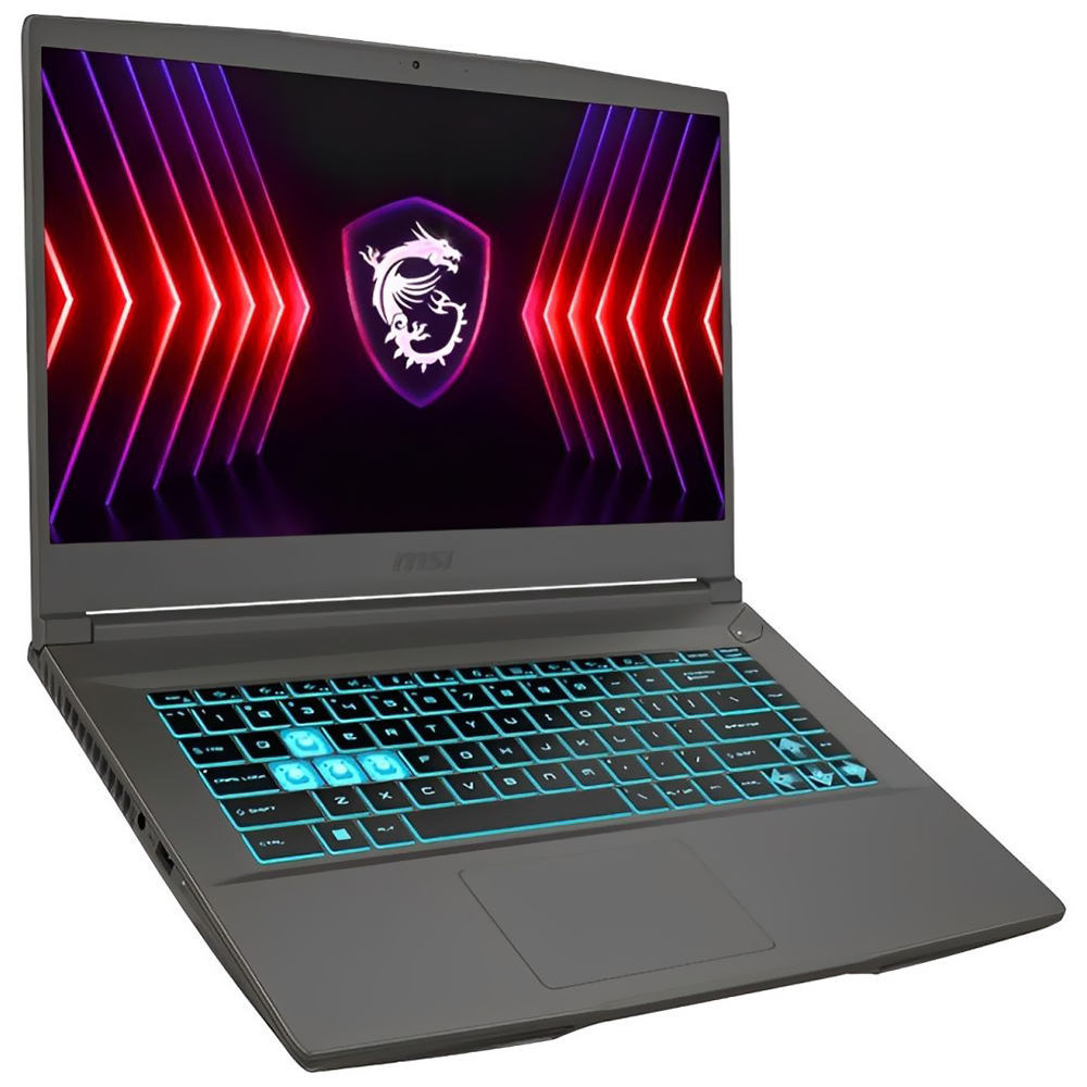 Notebook Gamer MSI Thin 15 B13VE-3023US Intel Core i5 13420H Tela Full HD 15.6" / 16GB de RAM / 512GB SSD / GeForce RTX4050 6GB - Cosmos Cinza (Inglês)