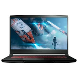 Notebook Gamer MSI THIN GF63 12VE-437US Intel Core i5 12450H Tela Full HD 15.6" / 8GB de RAM / 512GB SSD / Win11Home / GeForce RTX4050 6GB - Preto (Inglês)