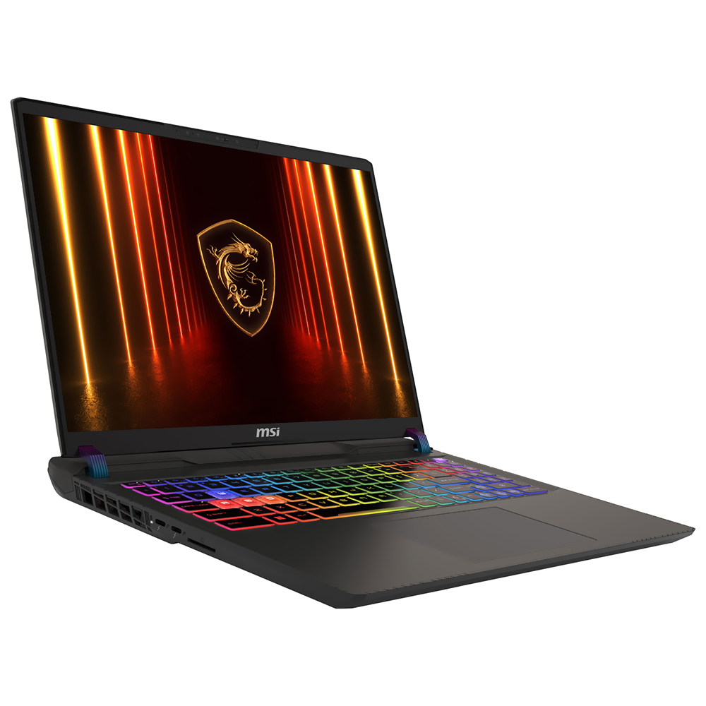 Notebook Gamer MSI Vector 16 HX AI A2XWIG-400US Intel Core Ultra 9 275HX Tela QHD+ 16" / 16GB de RAM / 1TB SSD / GeForce RTX5080 16GB - Cosmos Cinza (Inglês)