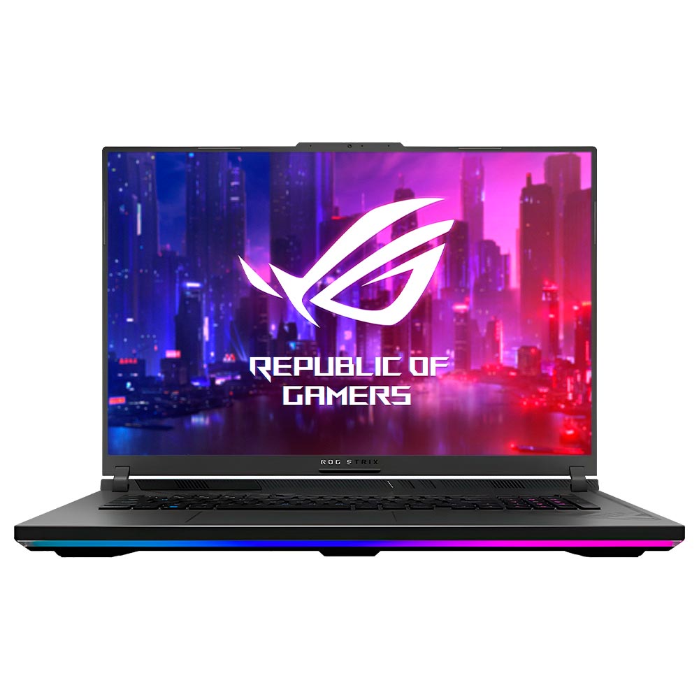 Notebook Gamer ROG Strix G G814JZ-G18.I94080 Intel Core i9 13980HX Tela WQXGA 18.0" / 16GB de RAM / 1TB SSD / GeForce RTX4080 12GB - Cinza (Inglês)