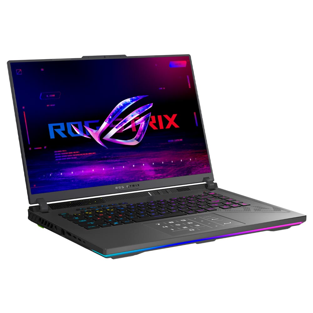 Notebook Gamer ROG Strix G16 G614JIR-N3054W Intel Core i9 14900HX Tela WUXGA 16.0" / 16GB de RAM / 1TB SSD / GeForce RTX4070 8GB - Eclipse Cinza (Inglês)